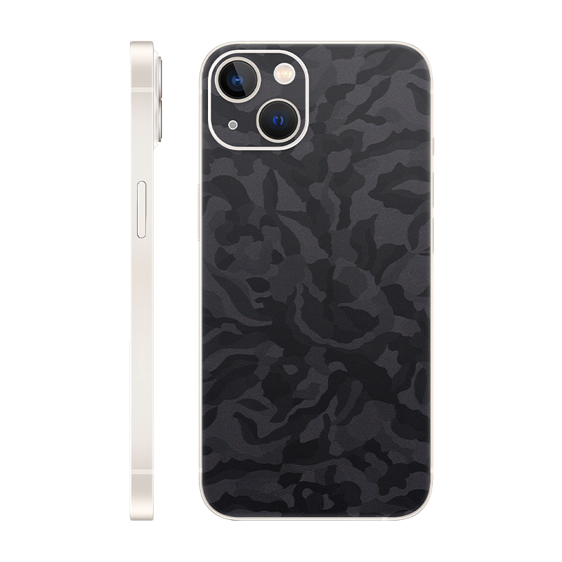 iPhone 13 Mini back only Without Logo black camo