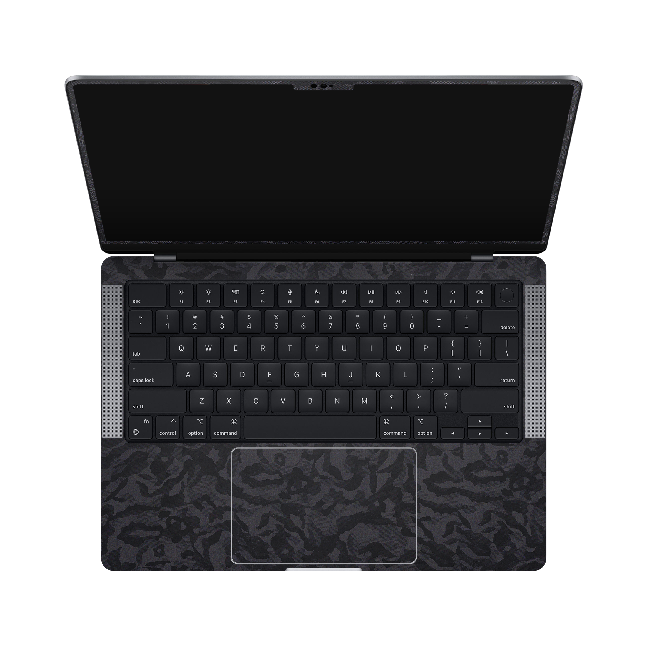 Macbook Pro 14 M5 2025 Inside and Screen Black Camo