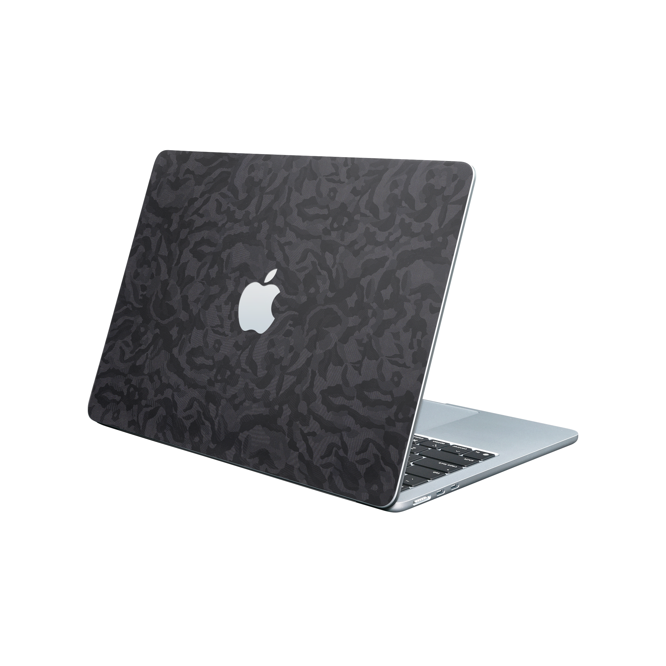 Macbook Air 13 M2 2022 Angled top Black Camo