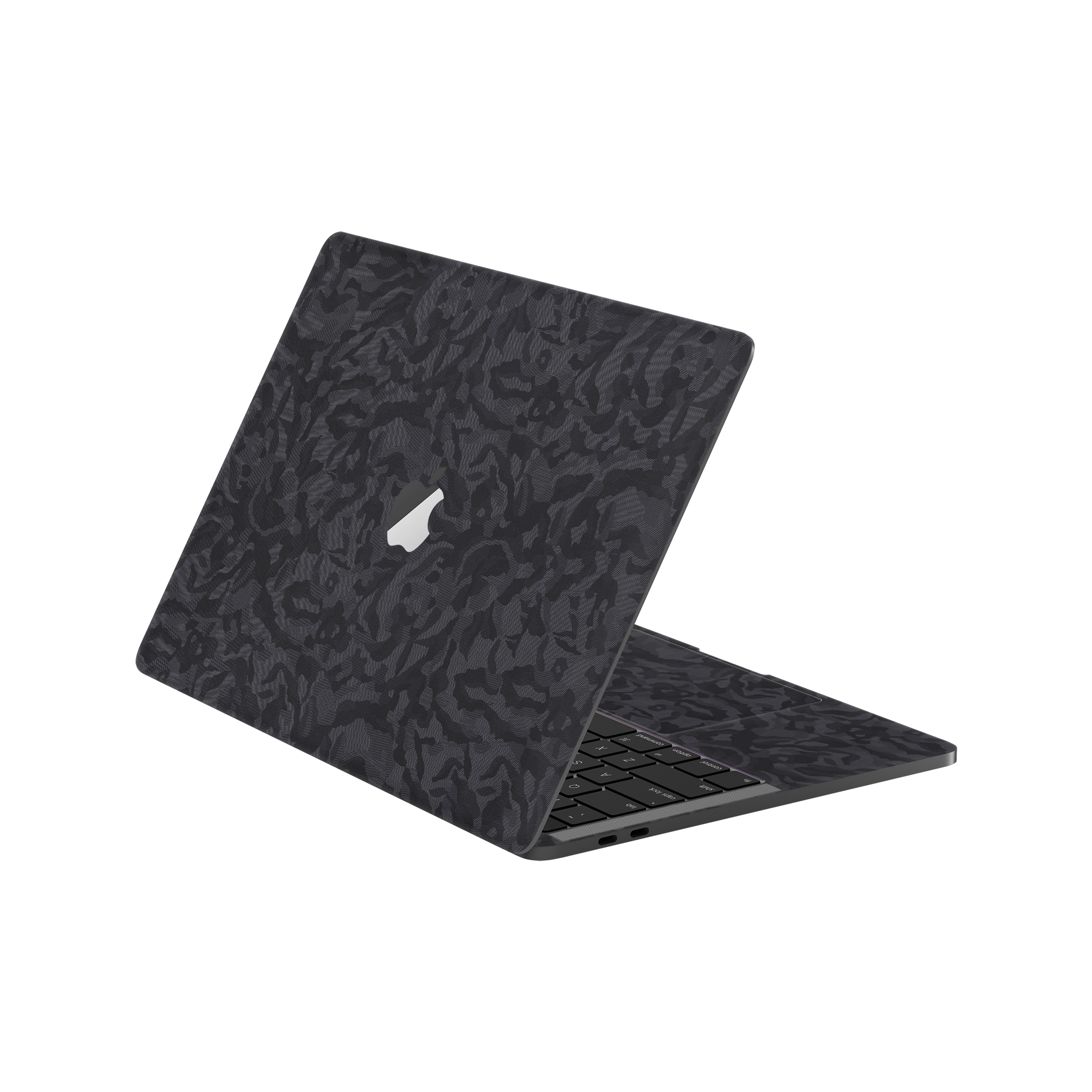 MacBook Pro 13" (2016-2019) Angled top and inside Black Camo