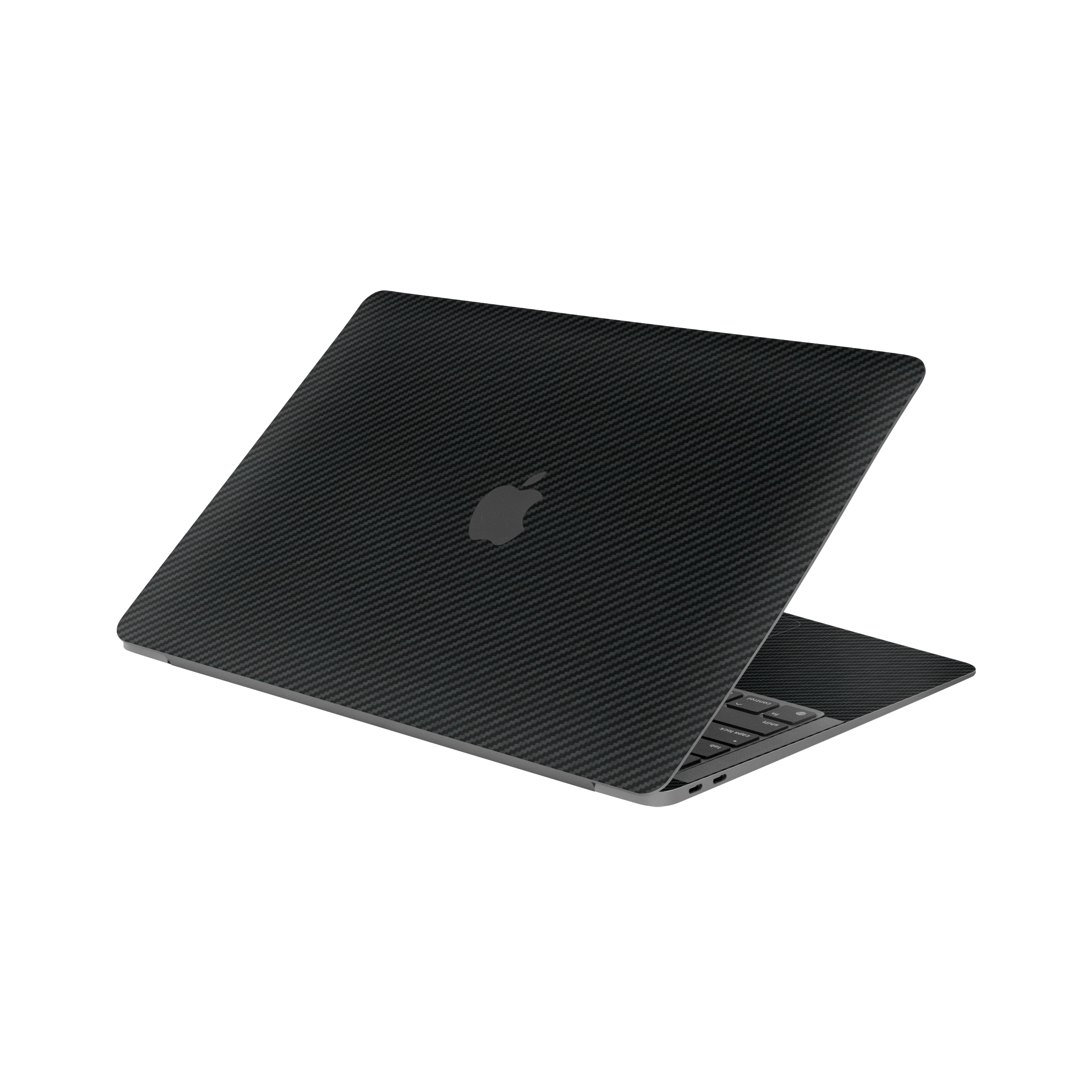 Macbook Air 13 M1 2020 Angled top and inside Carbon