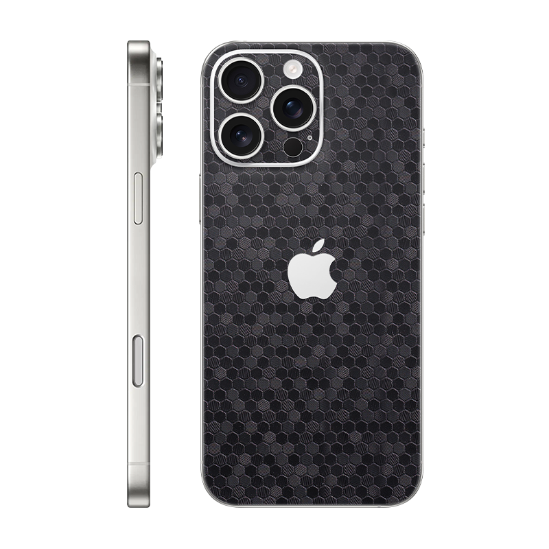 iPhone 16 pro max back only With Logo honeycomb