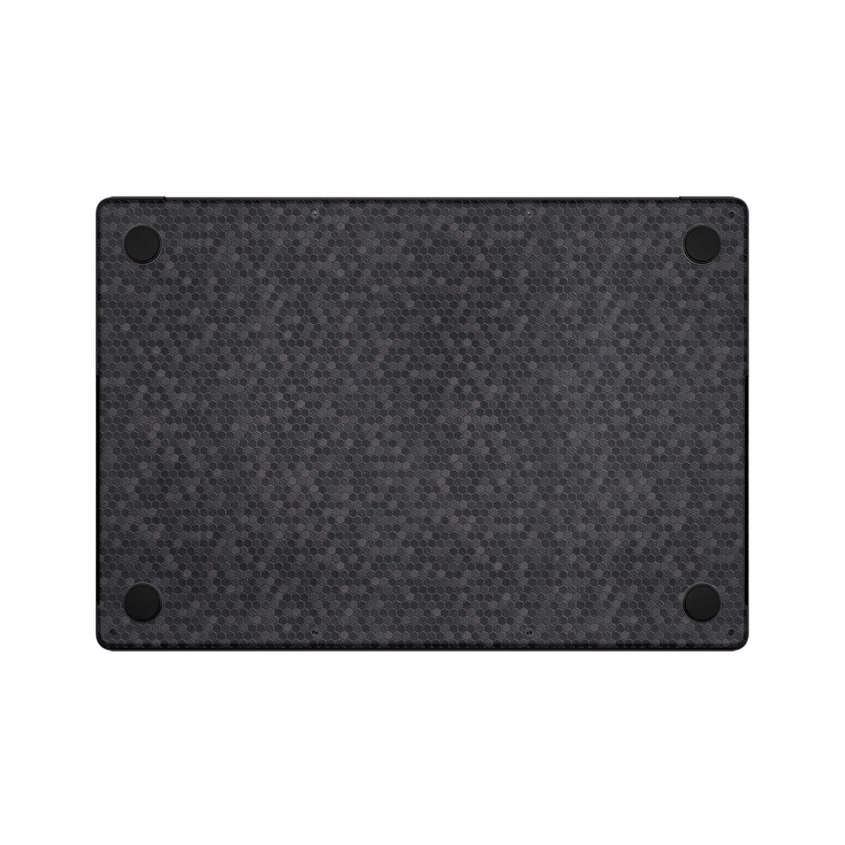 Macbook Pro 16 M5 Pro Bottom Skin Black Honeycomb
