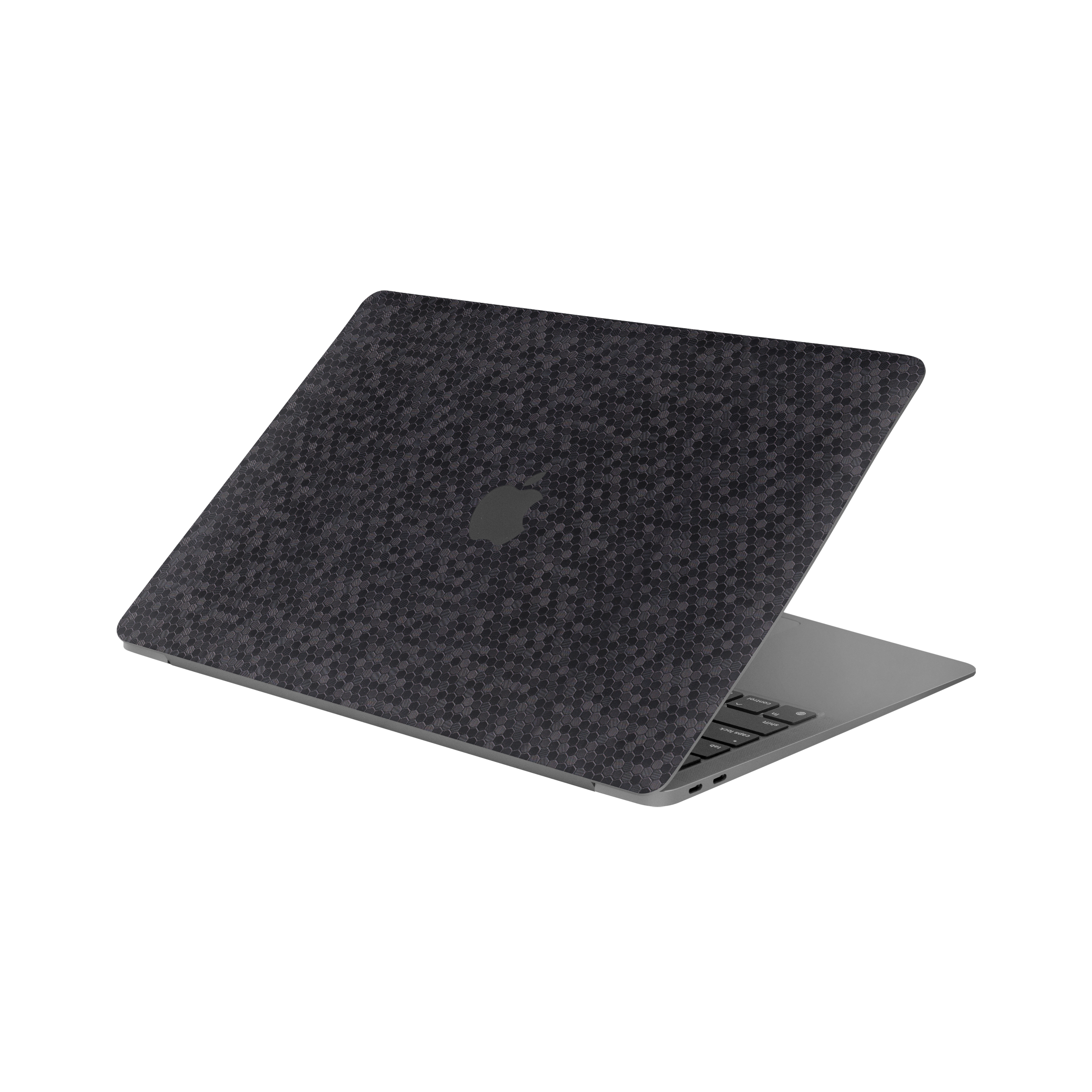Macbook Air 13 M1 2020 Angled Top Black Honeycomb