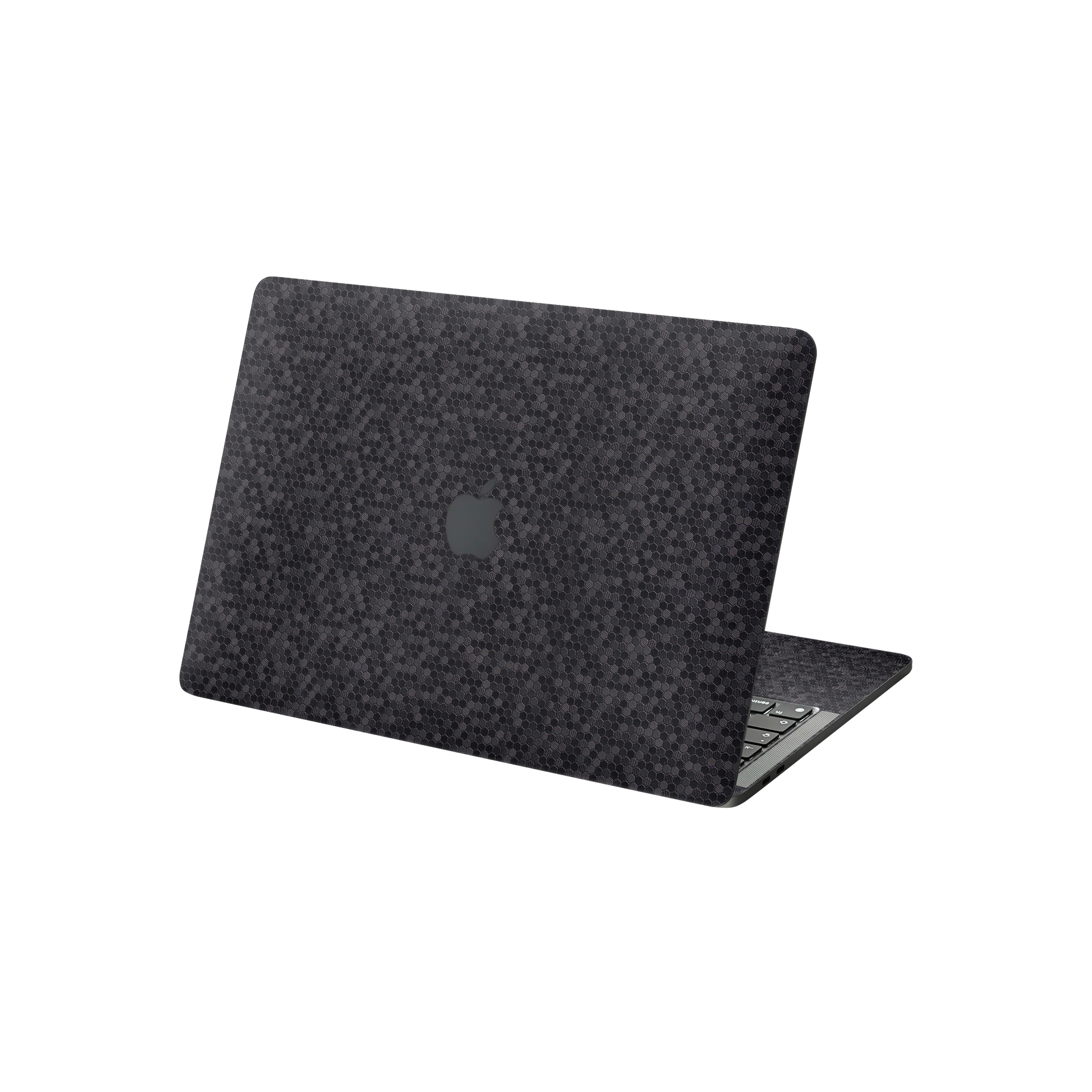 Macbook Pro 13 M2 2022 Angled top and inside Black Honeycomb