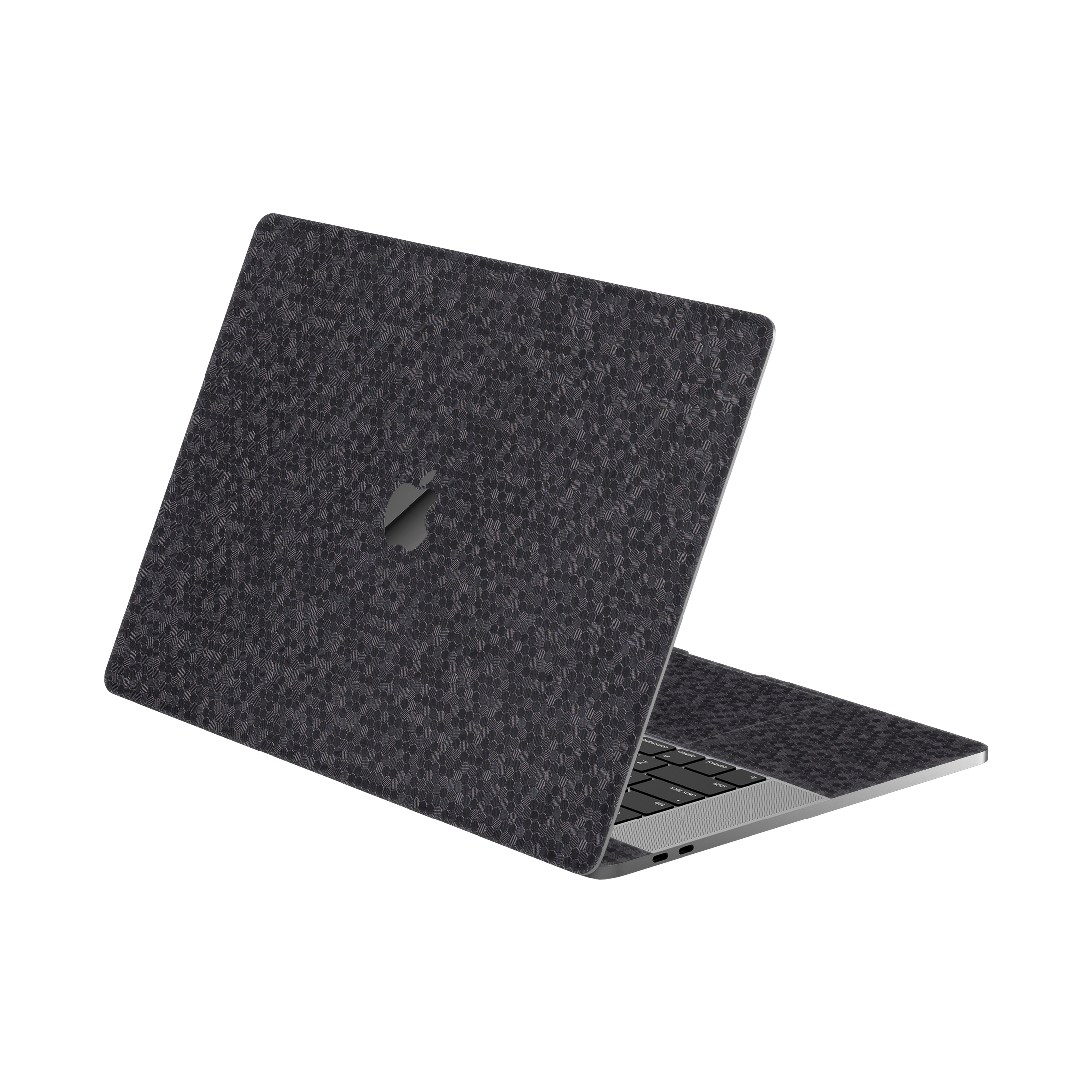 Macbook Pro 15 (2016-2019) Angled top and inside Black Honeycomb