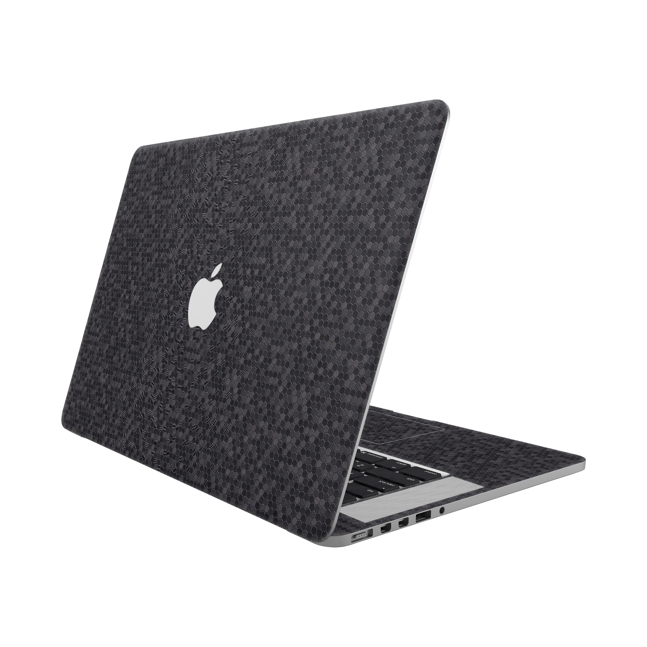 MacBook Pro 15" (Retina 2012-2015) Angled top and inside Black Honeycomb