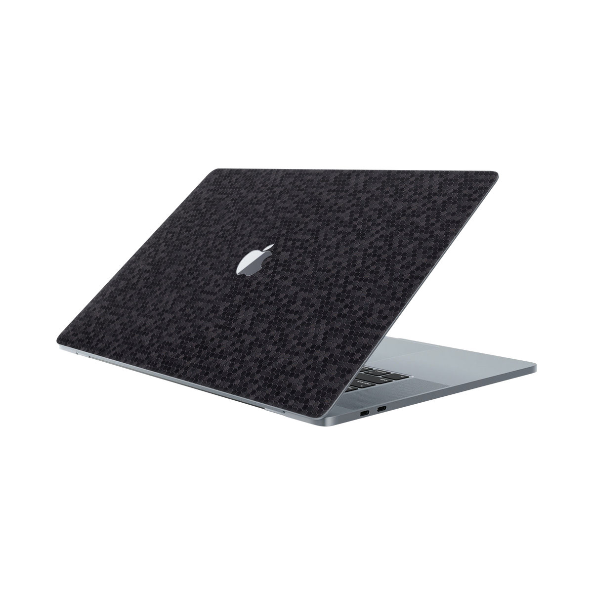 Macbook Pro 16 2019 Angled Top Black Honeycomb