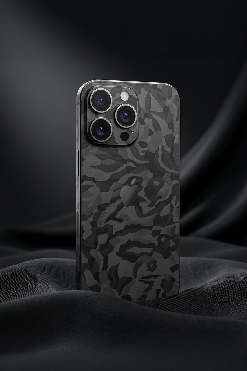 Browse Black Camo Vinyl Skins for iPhone & MacBook