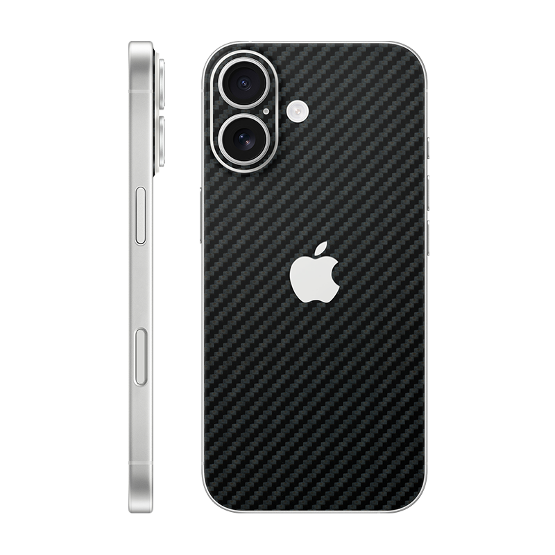 iPhone 17 back only With Logo carbon