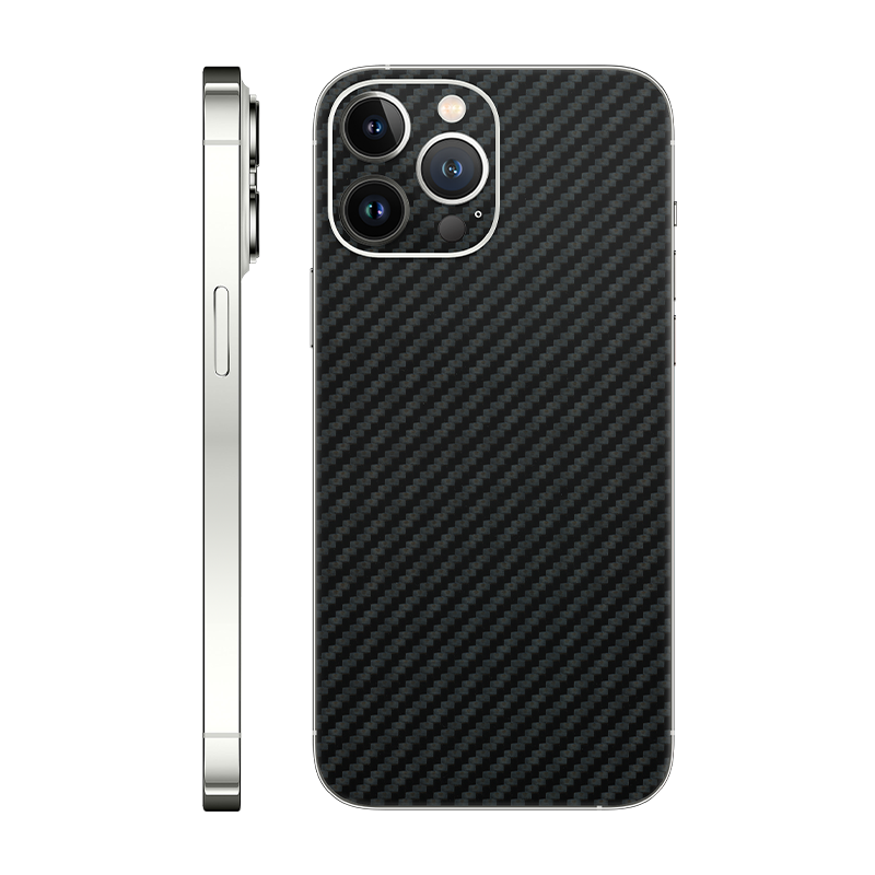 iPhone 13 Pro Max back only Without Logo carbon