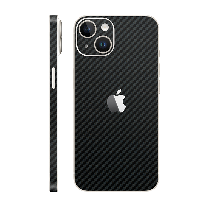 iPhone 14 plus back + frame With Logo carbon