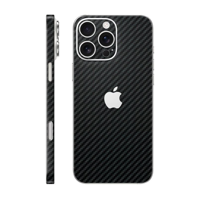iPhone 16 pro max back + frame With Logo carbon