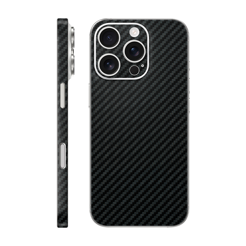 iPhone 16 pro back + frame  Without Logo carbon