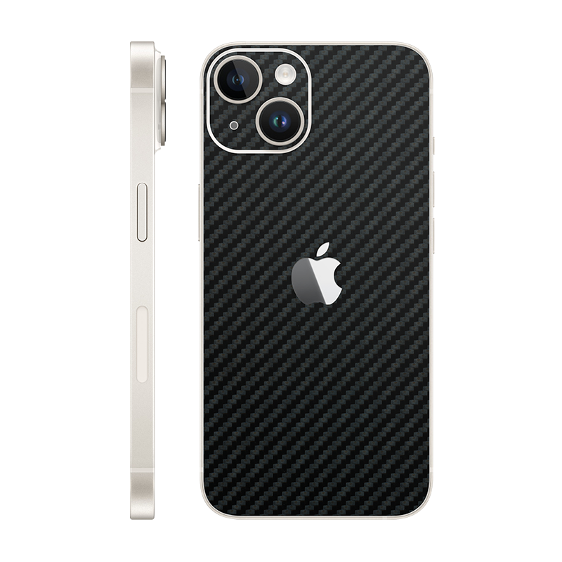 iPhone 14 back only With Logo carbon