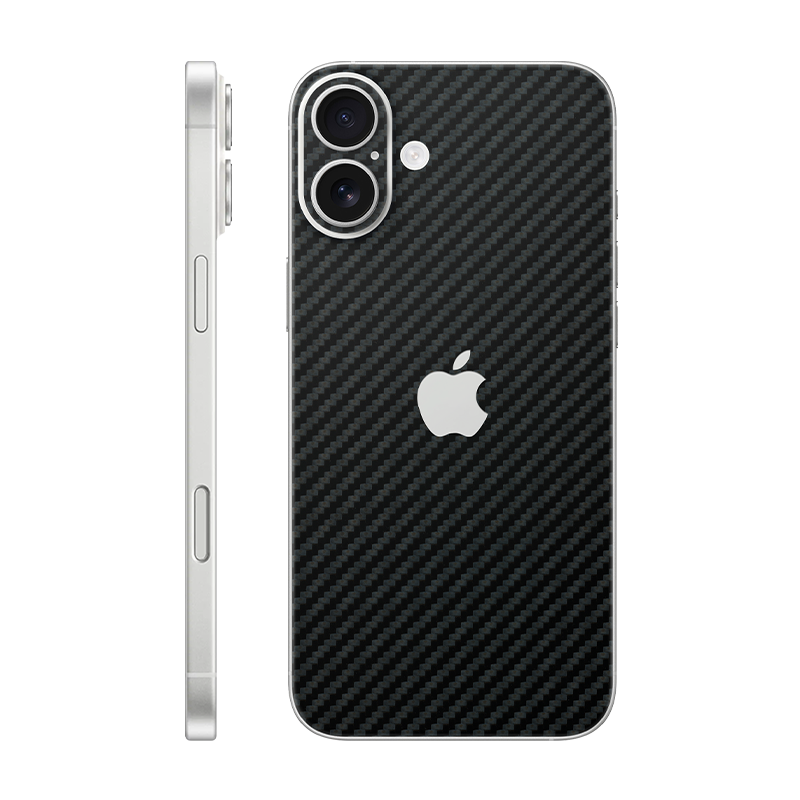 iPhone 16e back only With Logo carbon