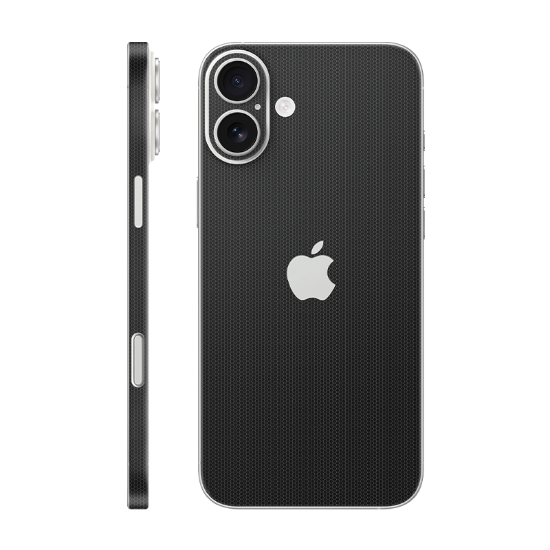 iPhone 16e back + frame With Logo matrix