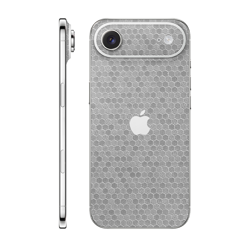 iPhone air back only With Logo metallic honeycomb