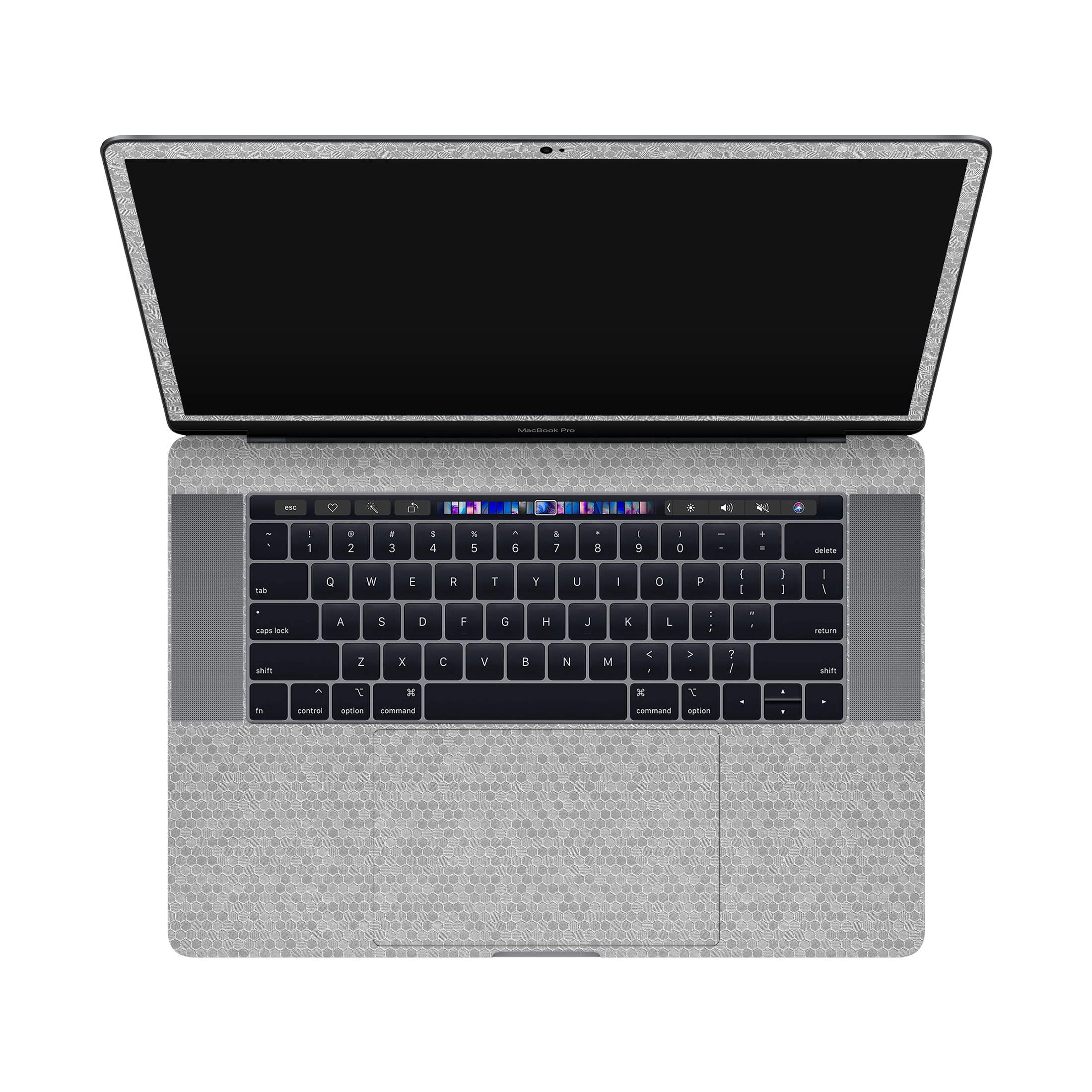 Macbook Pro 15 (2016-2019) Inside and Screen Metallic Honeycomb