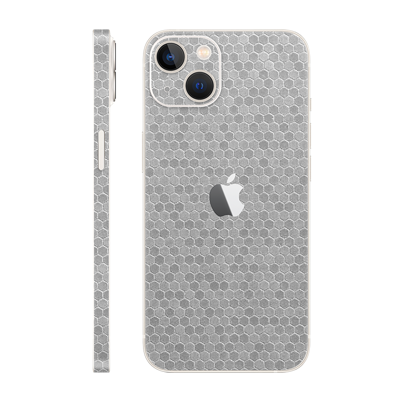 iPhone 13 back + frame With Logo metallic honeycomb