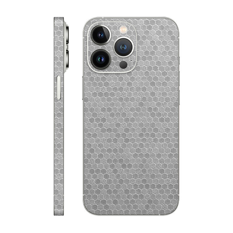 iPhone 13 Pro back + frame Without Logo metallic honeycomb