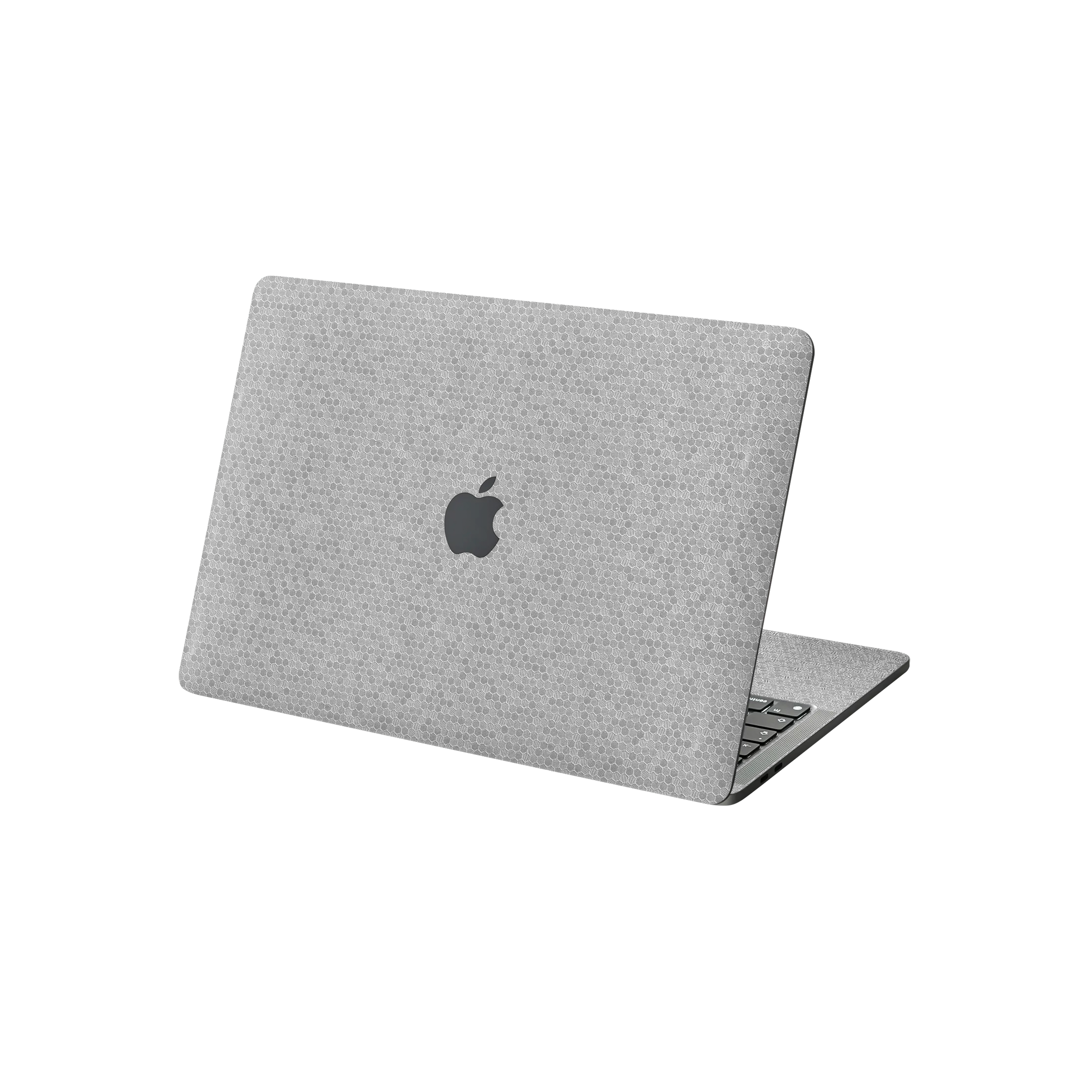 Macbook Pro 13 M2 2022 Angled top and inside Metallic Honeycomb