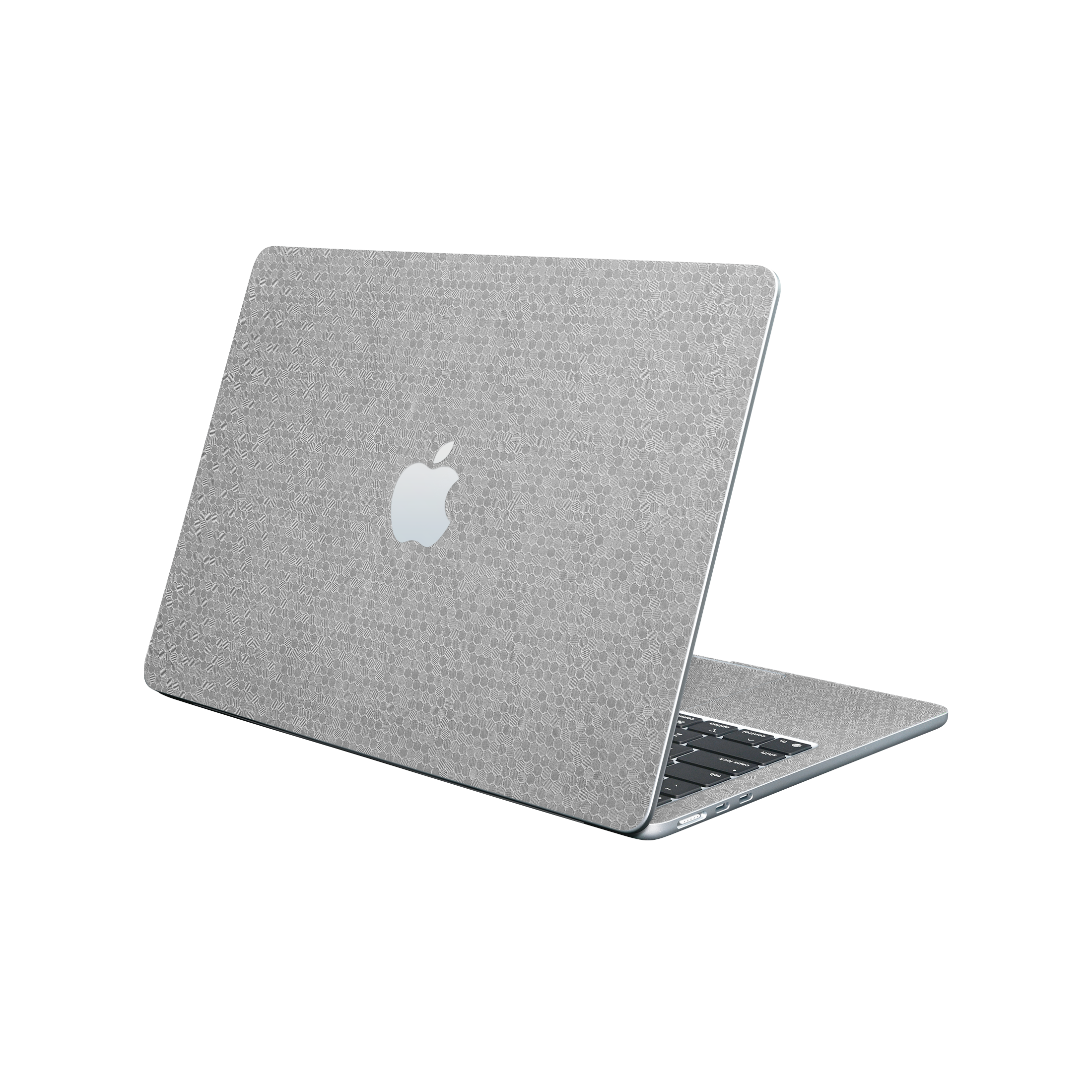 Macbook Air 13 M2 2022 Angled top and inside Metallic Honeycomb