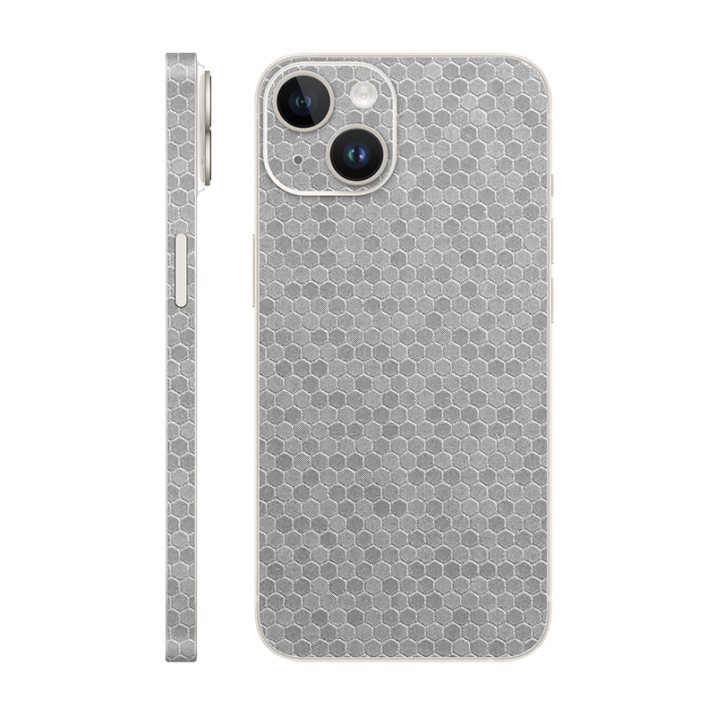 iPhone 14 back + frame Without Logo metallic honeycomb