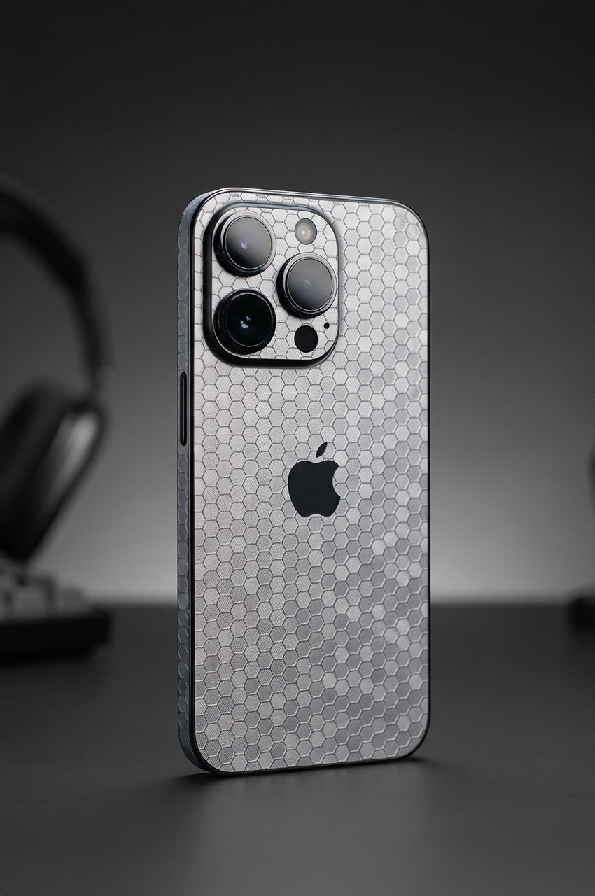Browse Metallic Honeycomb Vinyl Skins for iPhone & MacBook