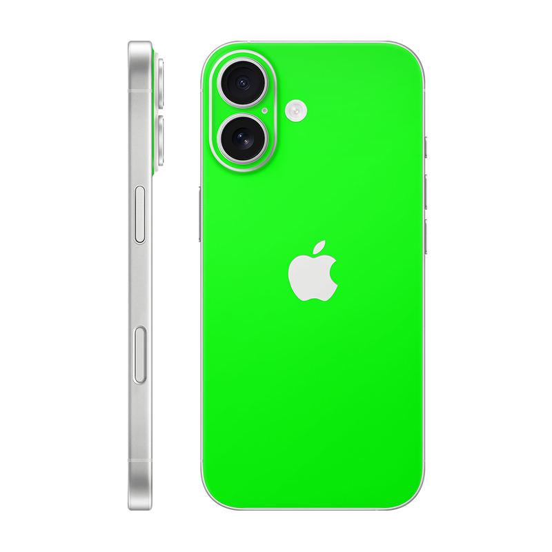 iPhone 17 back only With Logo Neon Green