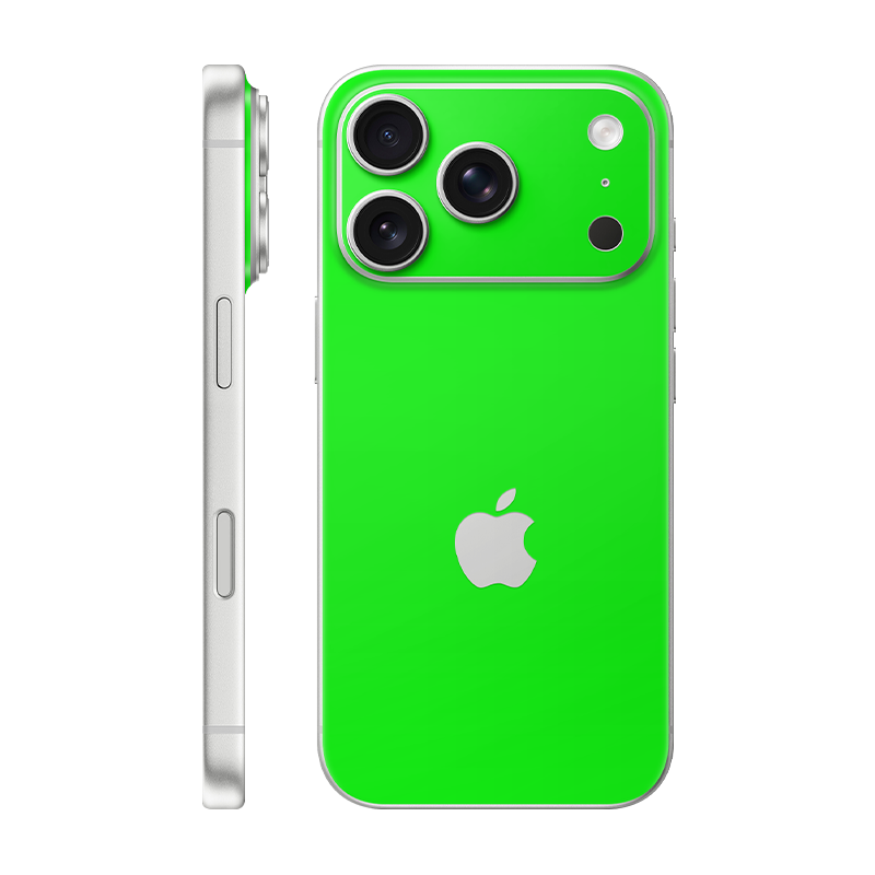 iPhone 17 Pro back only With Logo Neon Green