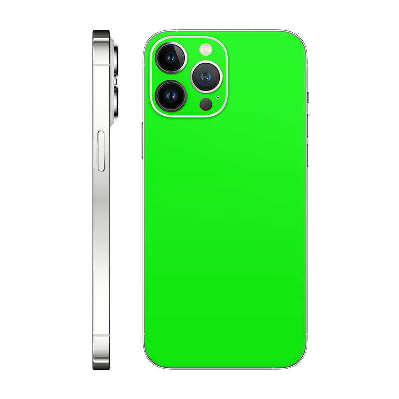 iPhone 13 Pro Max back only Without Logo neon green