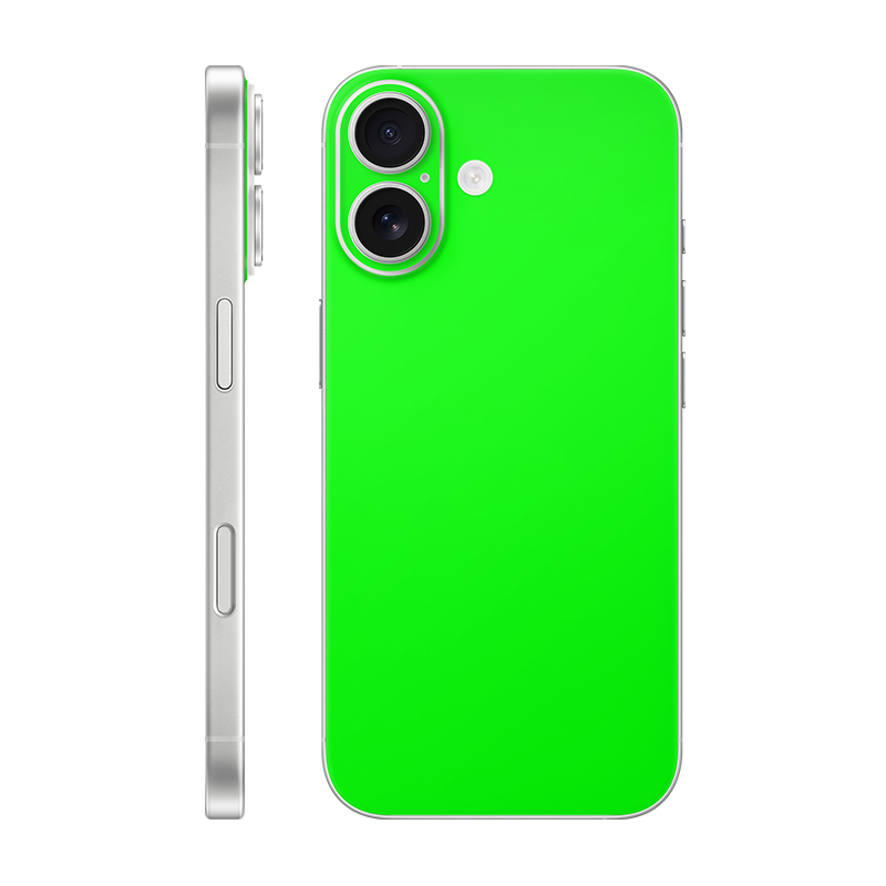 iPhone 17 back only Without Logo Neon Green