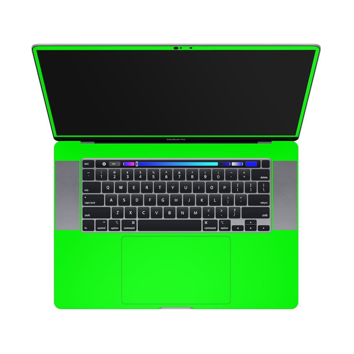 Macbook Pro 16 2019  Inside and Screen Neon Green