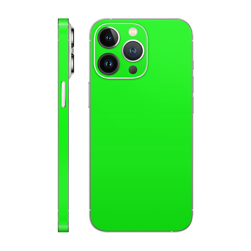 iPhone 13 Pro back + frame Without Logo neon green