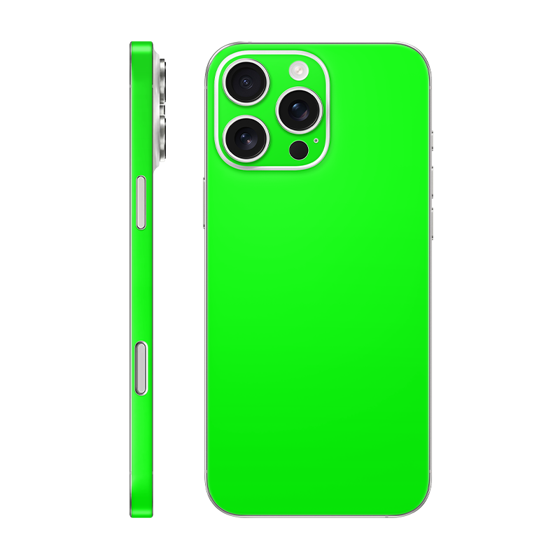 iPhone 16 pro max back + frame Without Logo neon green