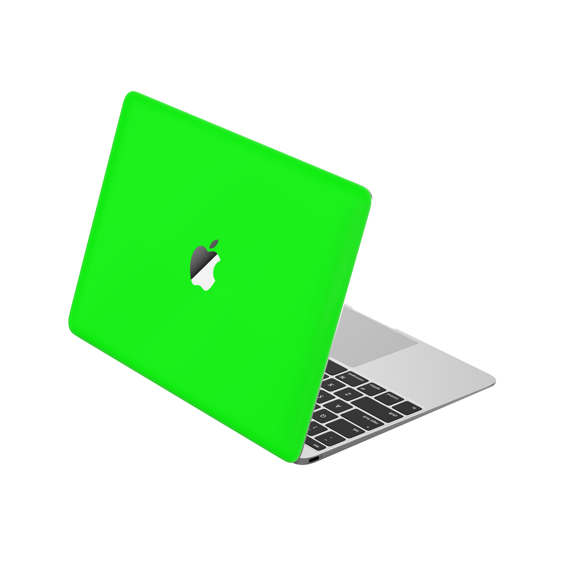 MacBook 12" (Early 2015) Angled Top Neon Green