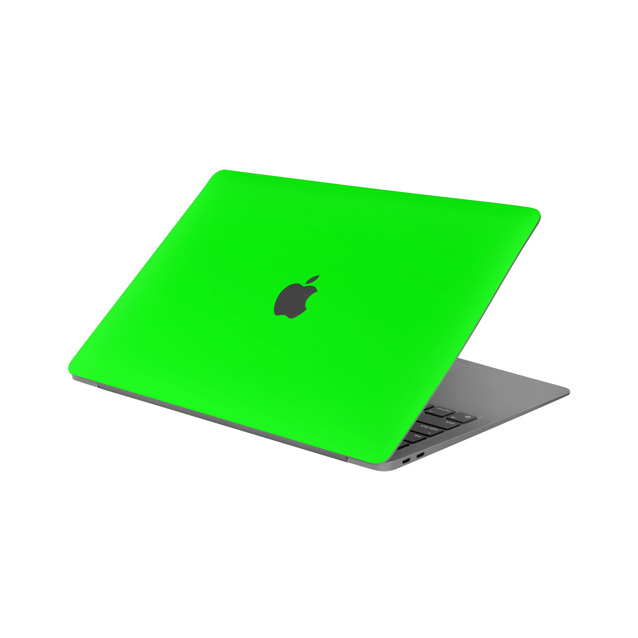Macbook Air 13 M1 2020 Angled Top Neon Green
