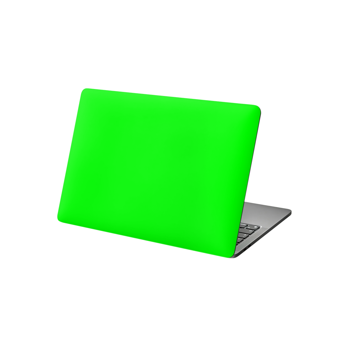 Macbook Pro 13 Angled Top Neon Green