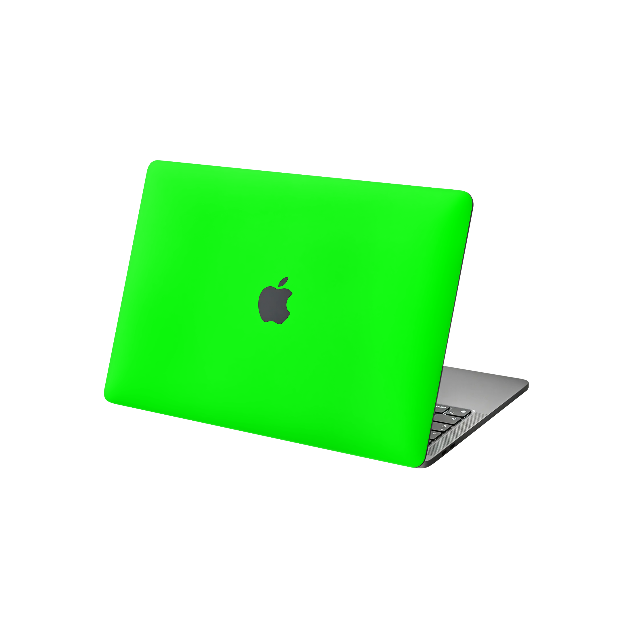 Macbook Pro 13 M2 2022 Angled Top Neon Green