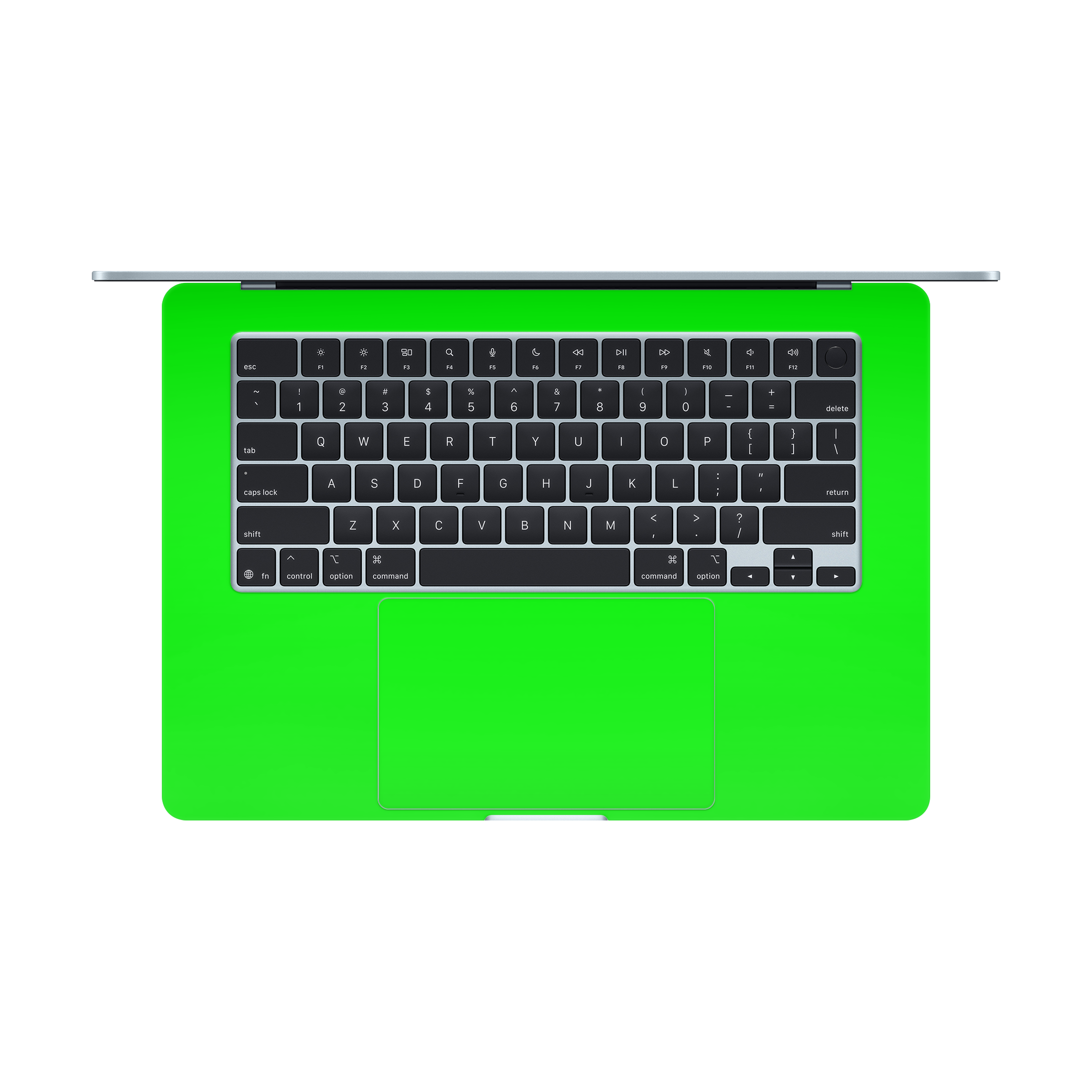 Macbook Air 15 Inside Neon Green