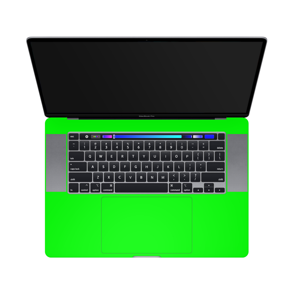 Macbook Pro 16 2019 Inside Neon Green