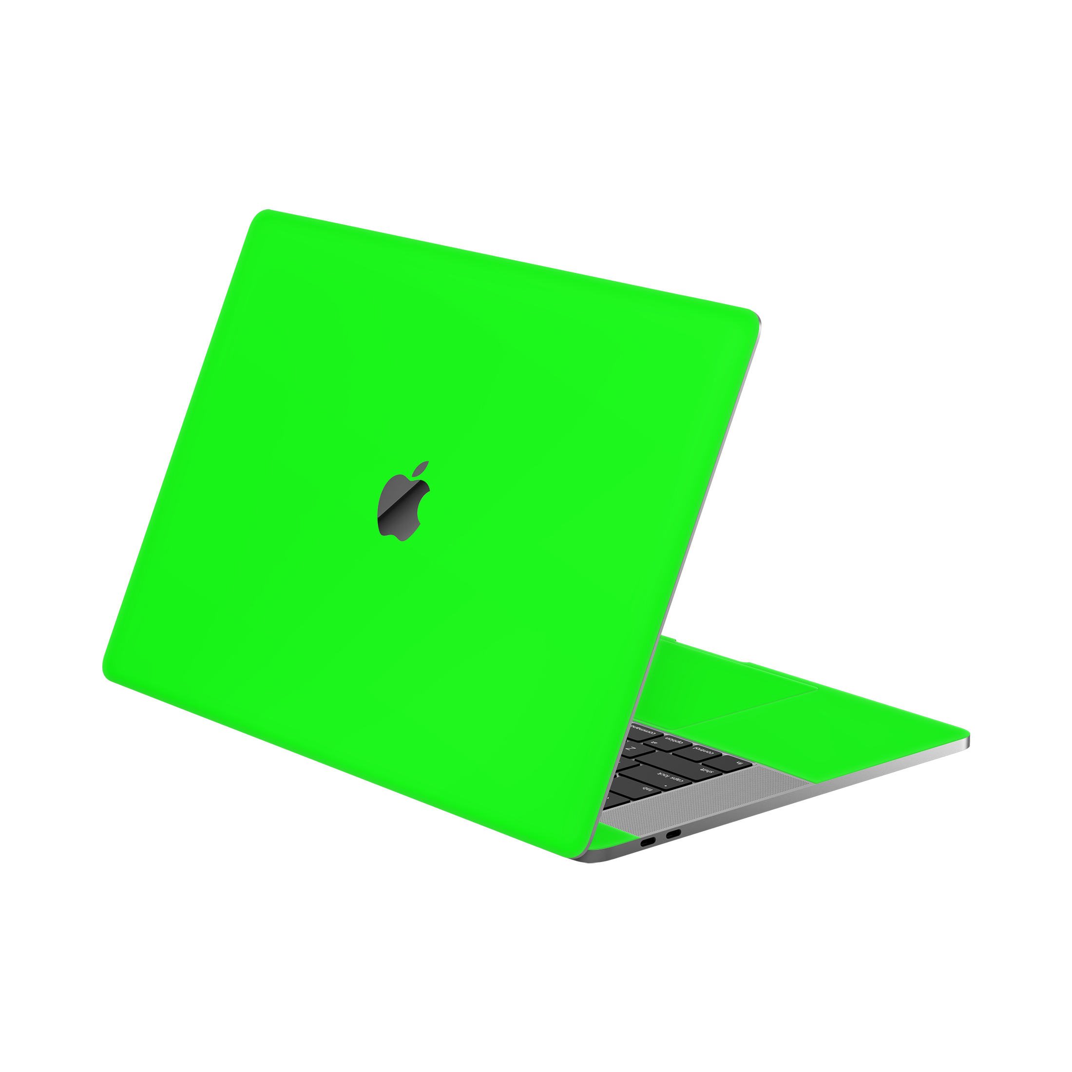 Macbook Pro 15 (2016-2019) Angled top and inside Neon Green
