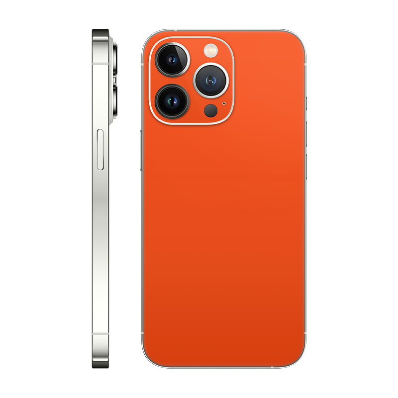 iPhone 13 Pro back only Without Logo neon orange