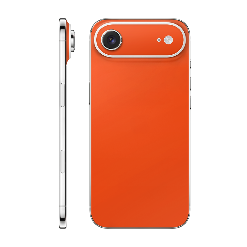 iPhone air back only Without Logo neon orange
