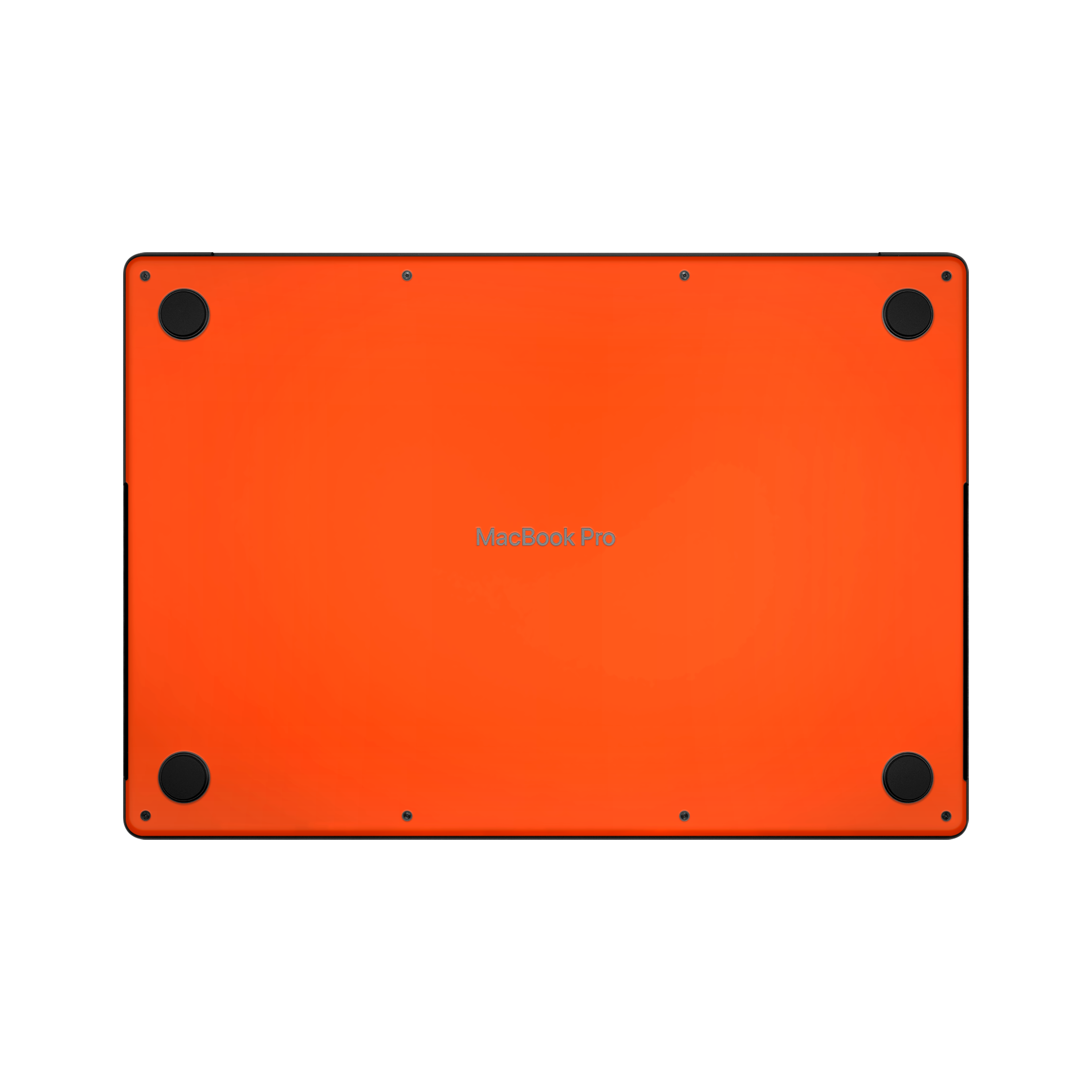 Macbook Pro 16 Bottom Neon Orange