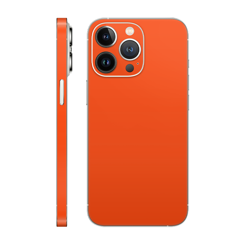 iPhone 13 Pro back + frame Without Logo neon orange