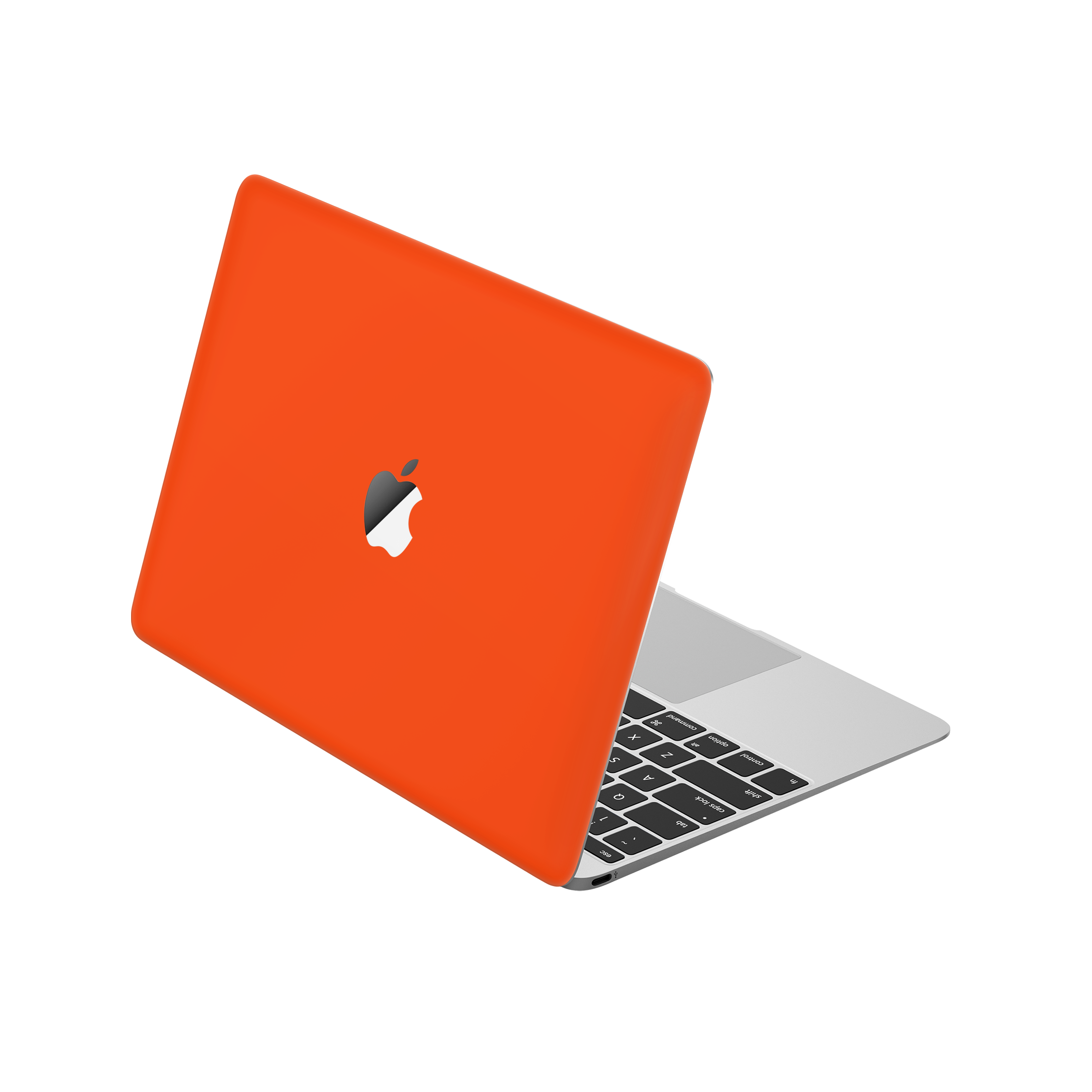 MacBook 12" (Early 2015) Angled Top Neon Orange