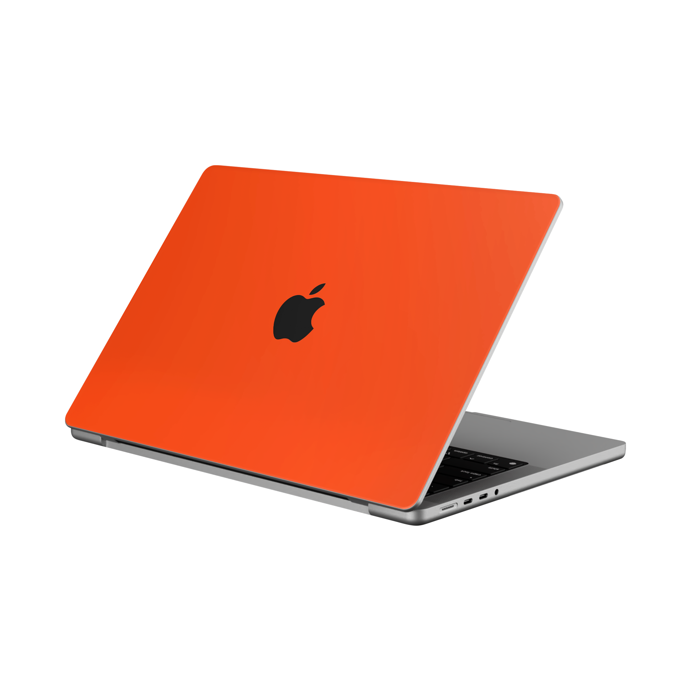 Macbook Pro 14 M5 2025 Angled top Neon Orange