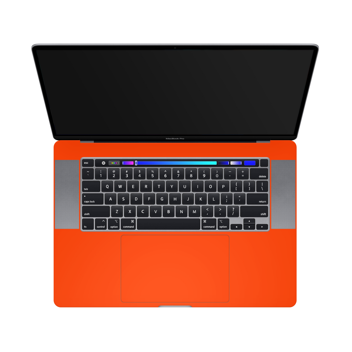 Macbook Pro 16 2019 Inside Neon Orange